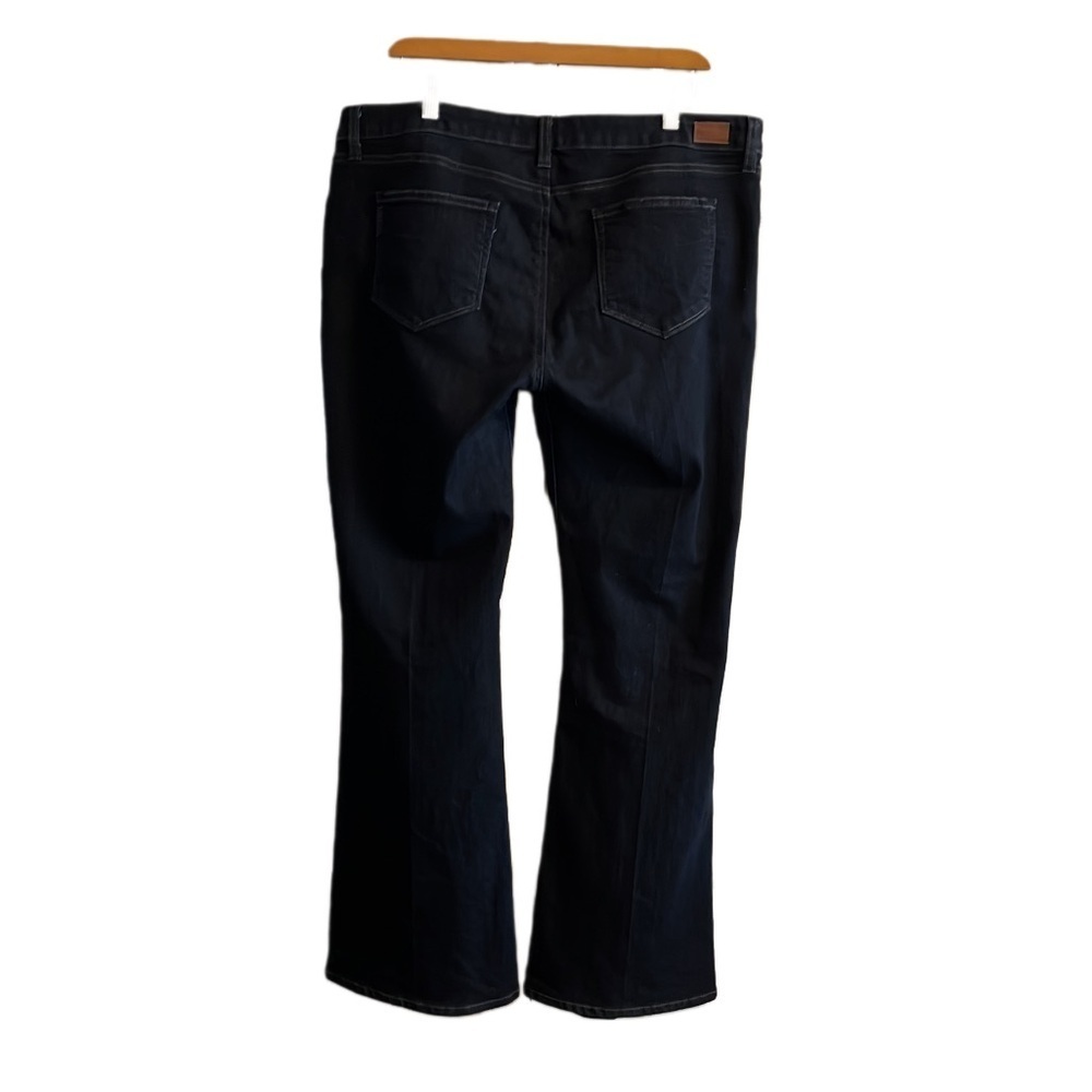 Womens Paige Maternity skyline Boot Petite Dark Denim Jeans Size 34 - Picture 3 of 3